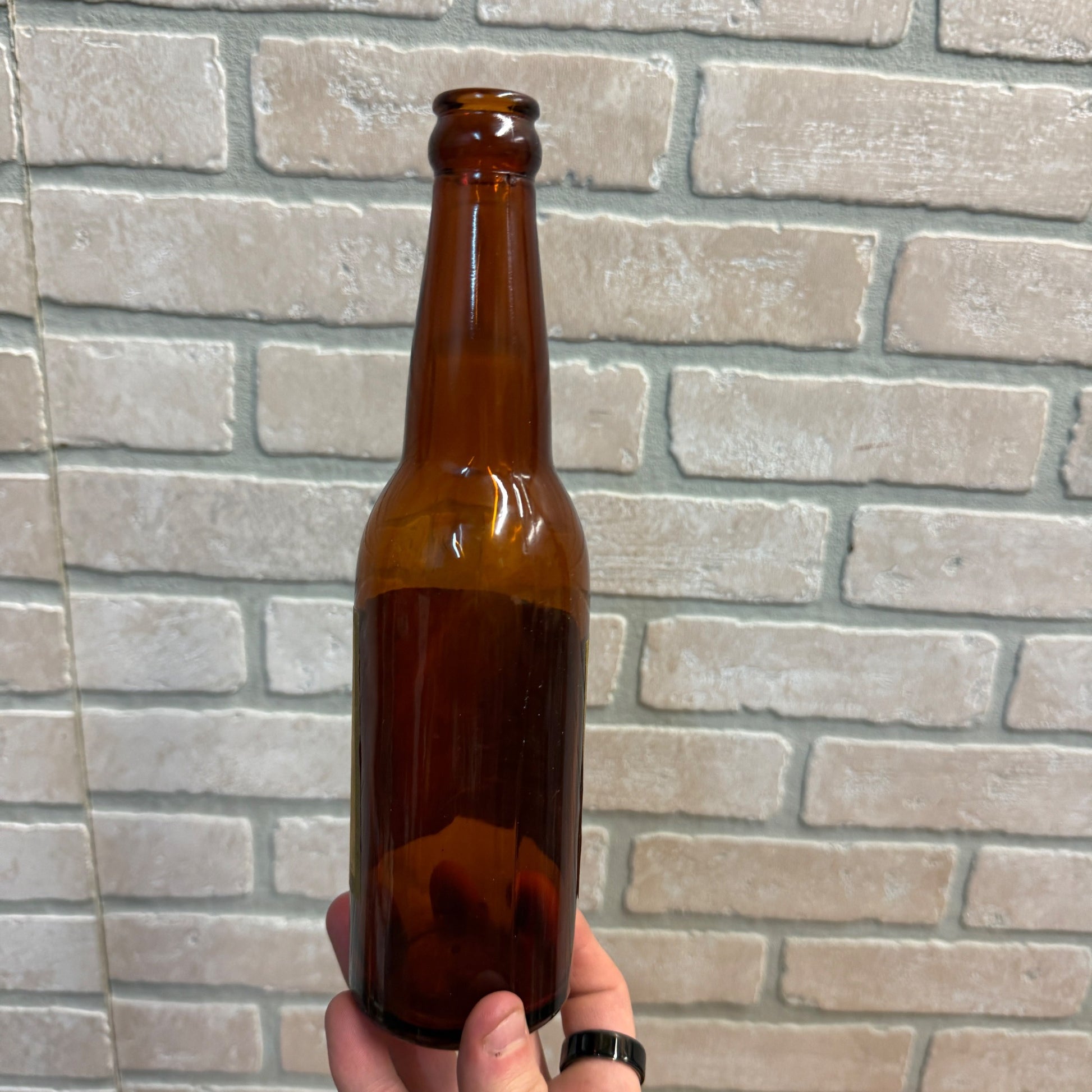 Pre Prohibition West Bend Lithia Xmas Beer Label Bottle Wisconsin Wi Rare