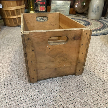 Vintage 1940s Engel Bottling Works Wooden Soda Crate Box Fond du Lac Wis