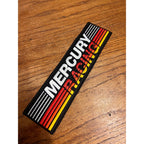 Vintage Mercury Racing Large Embroidered Patch Vintage 11" x 2.75" Outboard