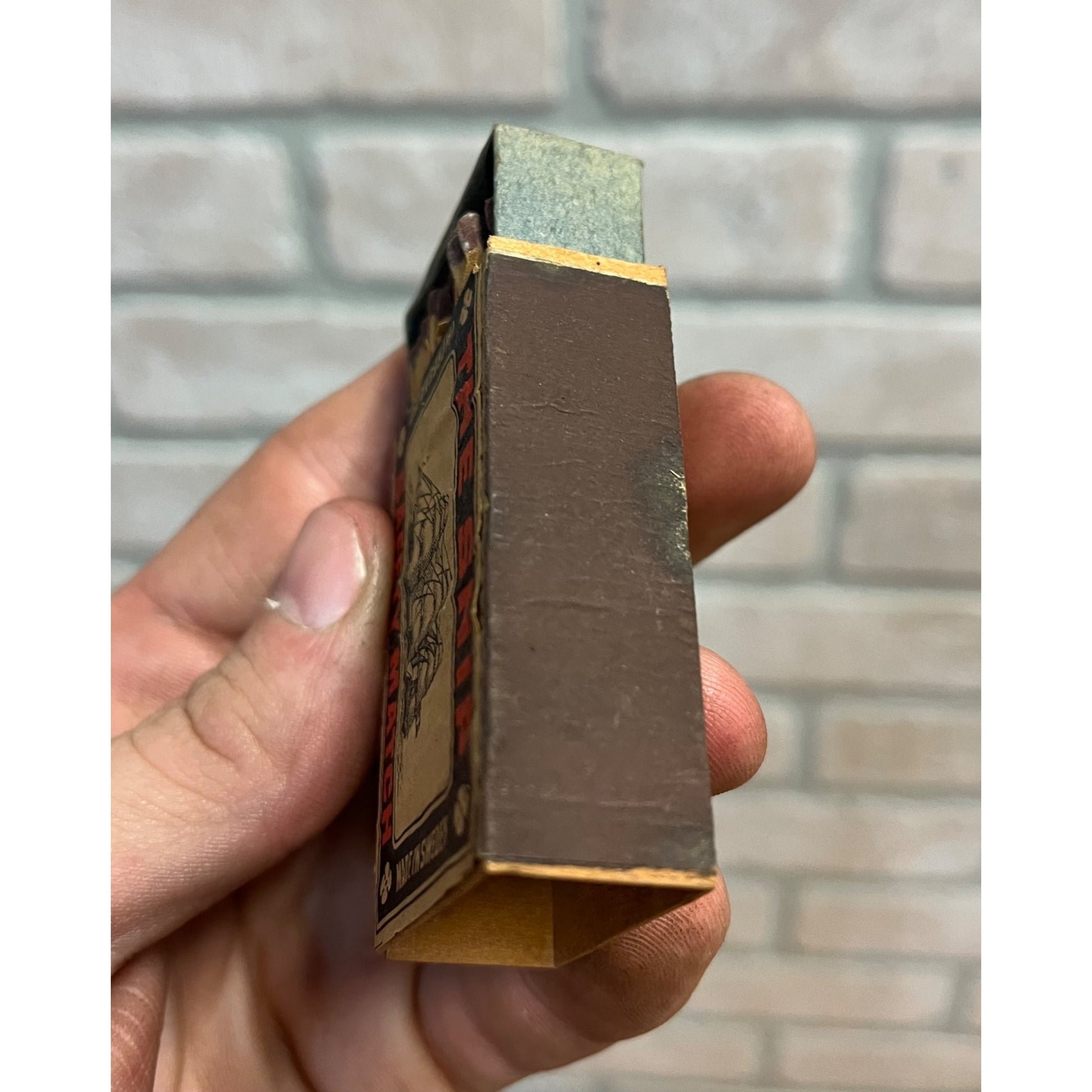 Vintage The Ship Safety Match Box - FULL - Sweden Sailing Boat