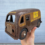 Vintage Banner Jewel Tea Co. Inc. Pressed Steel Delivery Van Toy Truck - No Door