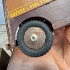 Vintage Banner Jewel Tea Co. Inc. Pressed Steel Delivery Van Toy Truck - No Door