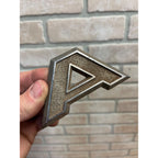 Mack Truck Metal Letter "A” Emblem - 27RU369-P2 - OEM Original Pebbled