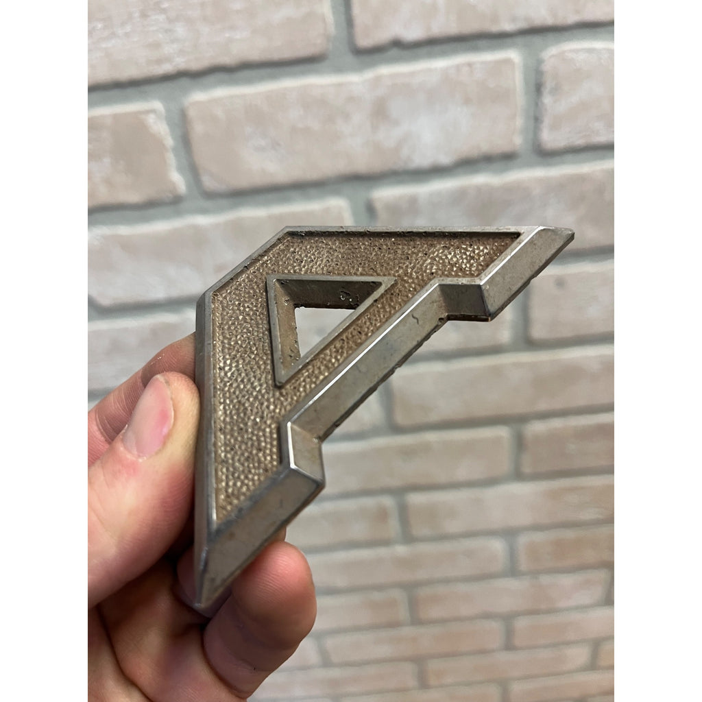 Mack Truck Metal Letter "A” Emblem - 27RU369-P2 - OEM Original Pebbled