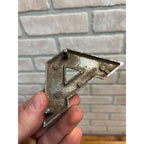 Mack Truck Metal Letter "A” Emblem - 27RU369-P2 - OEM Original Pebbled