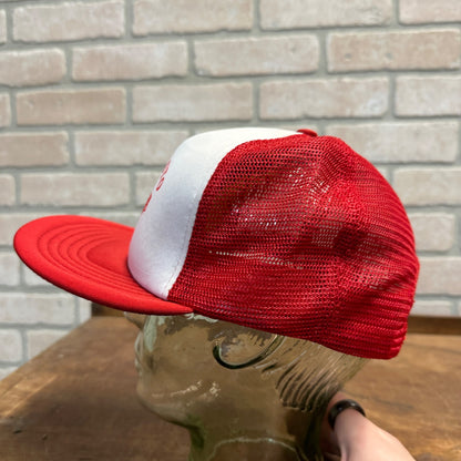 VINTAGE RED PIERE AUTO DEPERE WISCONSIN RETRO SNAPBACK HAT