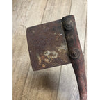Antique Primitive19th c. Wood Handle Tobacco Cutter Axe Hatchet Farm Tool 1800s