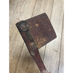 Antique Primitive19th c. Wood Handle Tobacco Cutter Axe Hatchet Farm Tool 1800s