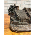 Vintage Cape Cod Cottage Cast Iron Hubley Doorstop Door Stop 5.5" x 7.75"
