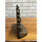 Vintage Cape Cod Cottage Cast Iron Hubley Doorstop Door Stop 5.5" x 7.75"