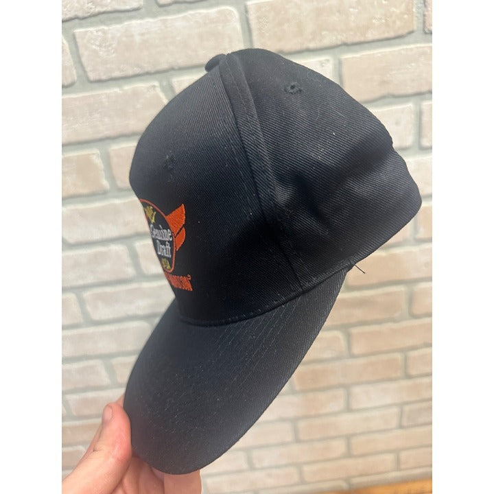 Miller Genuine Draft HARLEY DAVIDSON Snapback Hat Baseball Cap Vintage NOS