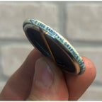 Alphonse Mucha 1966 Original Pin Hippie Art Nouveau LSD Comix Drugs Sandyval