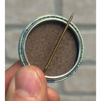 Alphonse Mucha 1966 Original Pin Hippie Art Nouveau LSD Comix Drugs Sandyval