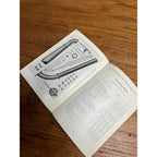 RARE Vintage 1927 US Wind Engine & Pump Co. (Batavia, Illinois) Parts Booklet