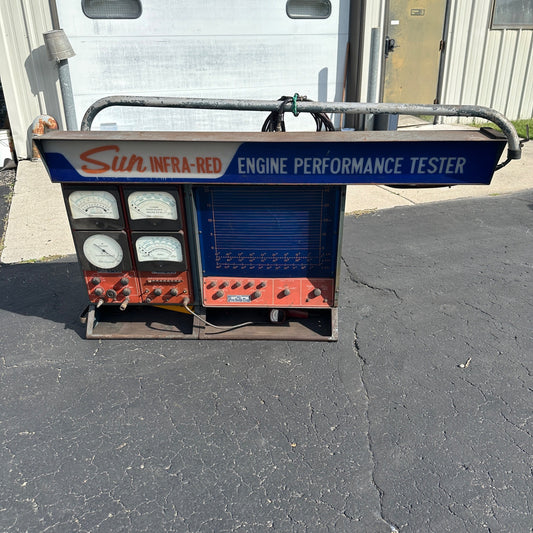 VIntage Sun Tester Automotive Testing Garage Decor