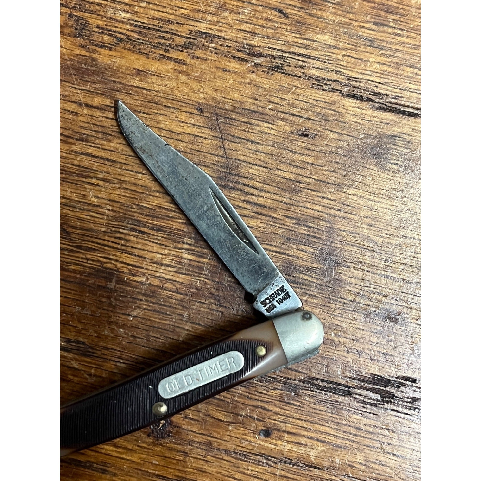 Vintage Schrade Usa 104OT Old Timer Pocket Knife OT