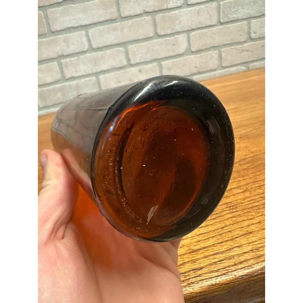 Pre-Pro Goenner & Co. Brewing Beer Bottle 12oz Amber Brown Embossed Johnstown PA