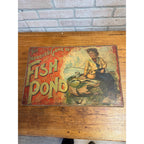 Antique 1890s McLoughlin Improved Game of Fish Pond Early Victorian