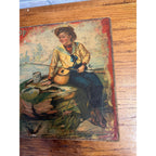 Antique 1890s McLoughlin Improved Game of Fish Pond Early Victorian