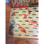 Antique 1890s McLoughlin Improved Game of Fish Pond Early Victorian
