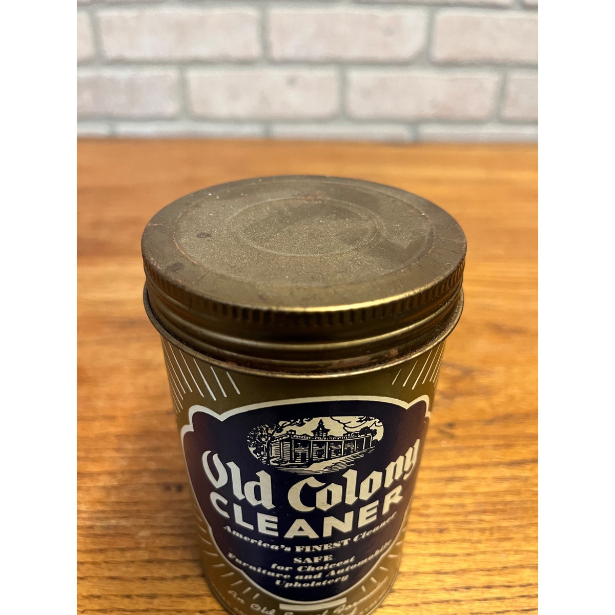 Vintage 1930-1940’s, Old Colony Cleanser Tin Bathroom Decor