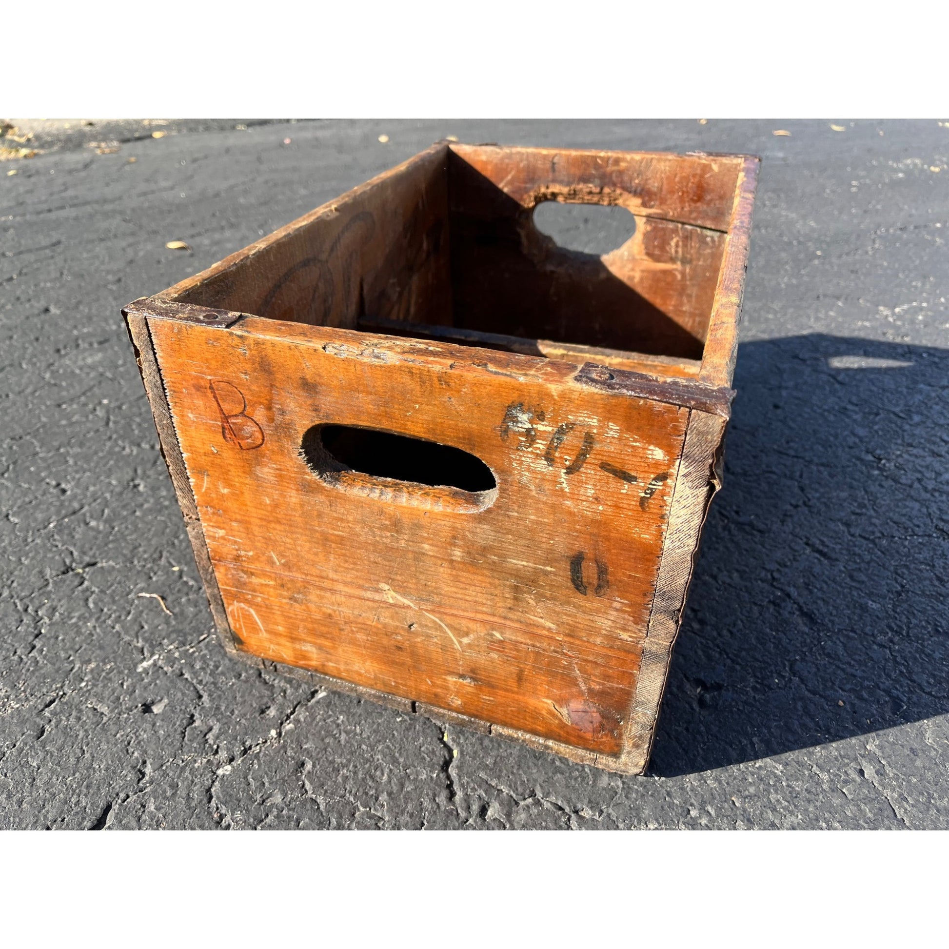 Vintage Blatz Beer Wooden Crate Case Box Milwaukee Wis