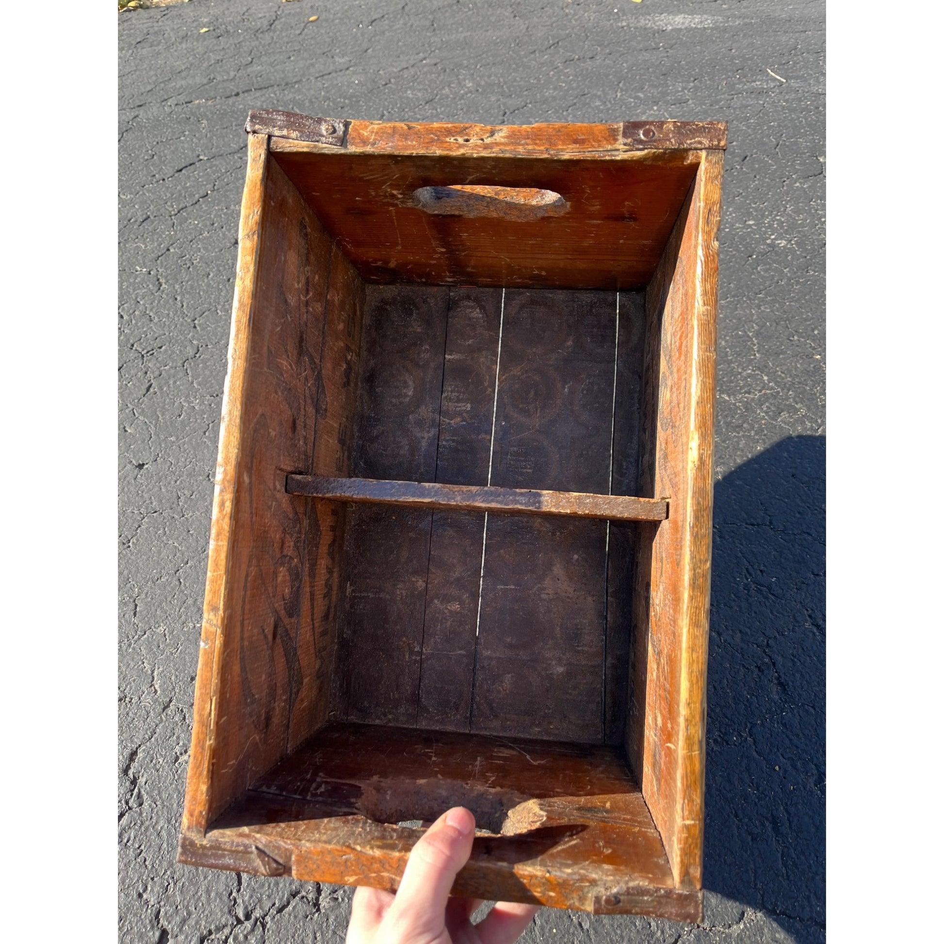 Vintage Blatz Beer Wooden Crate Case Box Milwaukee Wis