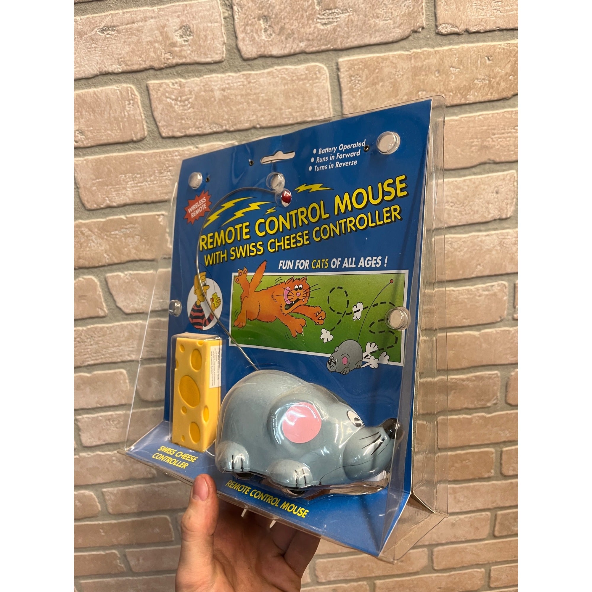 1993 Vintage Fun-Damental Too Remote Control RC Mouse Rat Cat Toy New