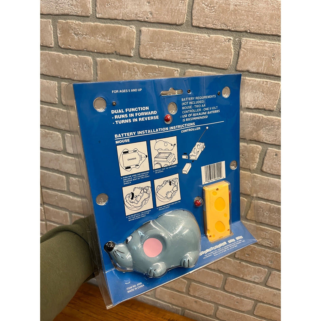 1993 Vintage Fun-Damental Too Remote Control RC Mouse Rat Cat Toy New