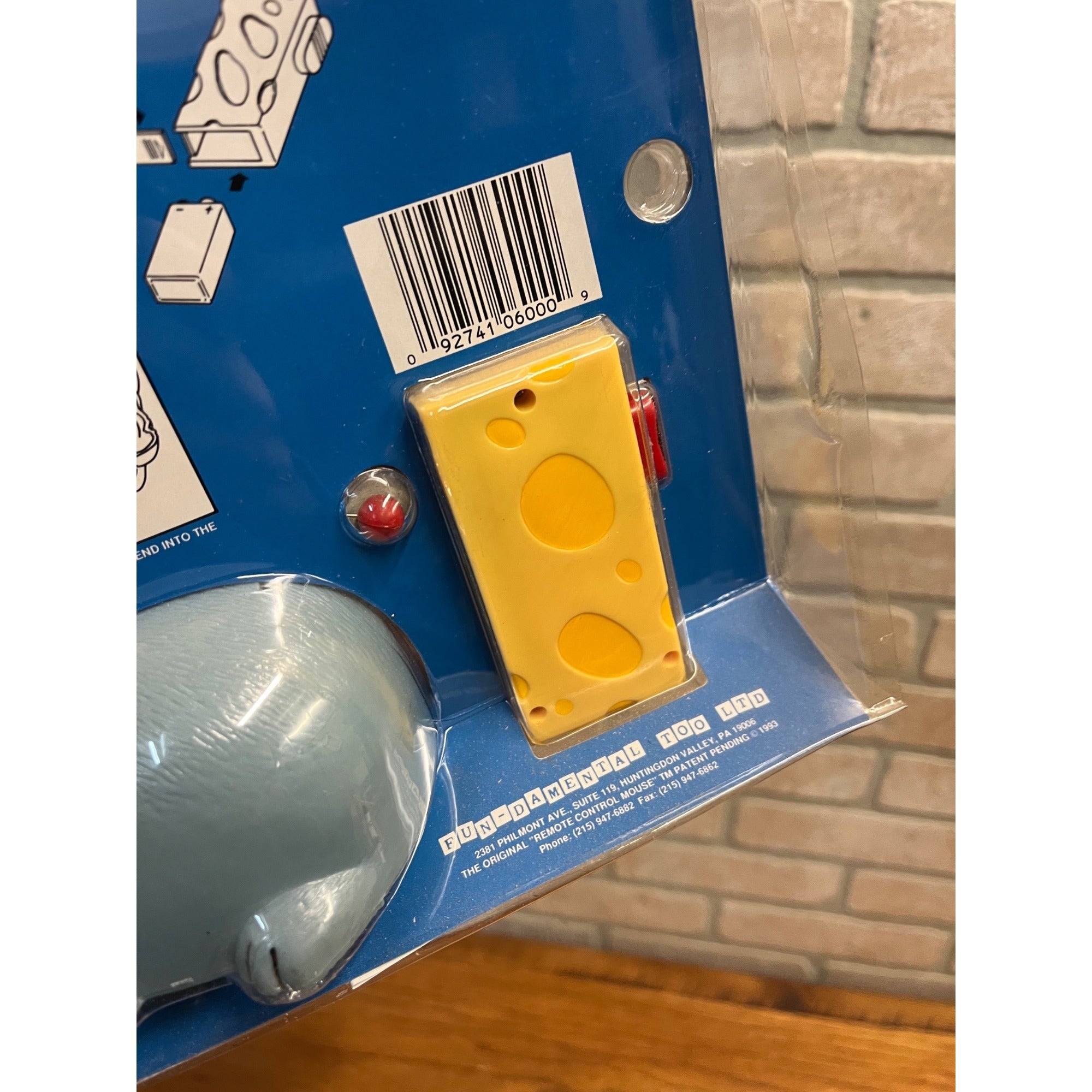 1993 Vintage Fun-Damental Too Remote Control RC Mouse Rat Cat Toy New