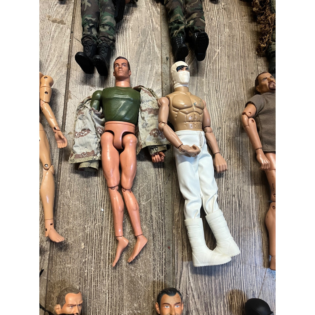 Vintage HUGE LOT (30) G.I. Joe 12" Action Figures Army Military - Used
