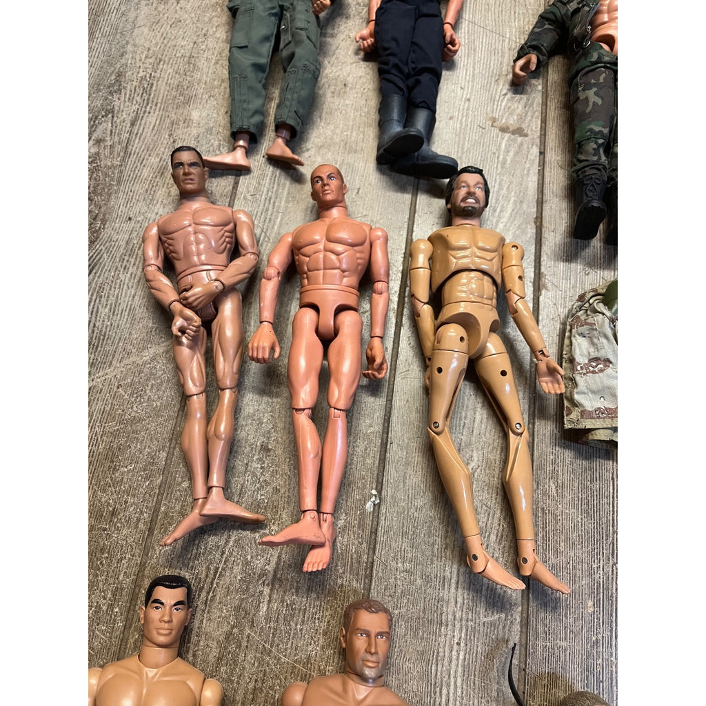 Vintage HUGE LOT (30) G.I. Joe 12" Action Figures Army Military - Used