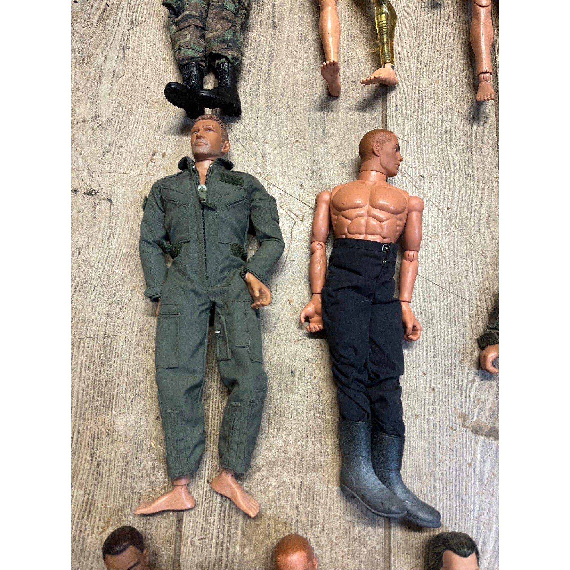 Vintage HUGE LOT (30) G.I. Joe 12" Action Figures Army Military - Used