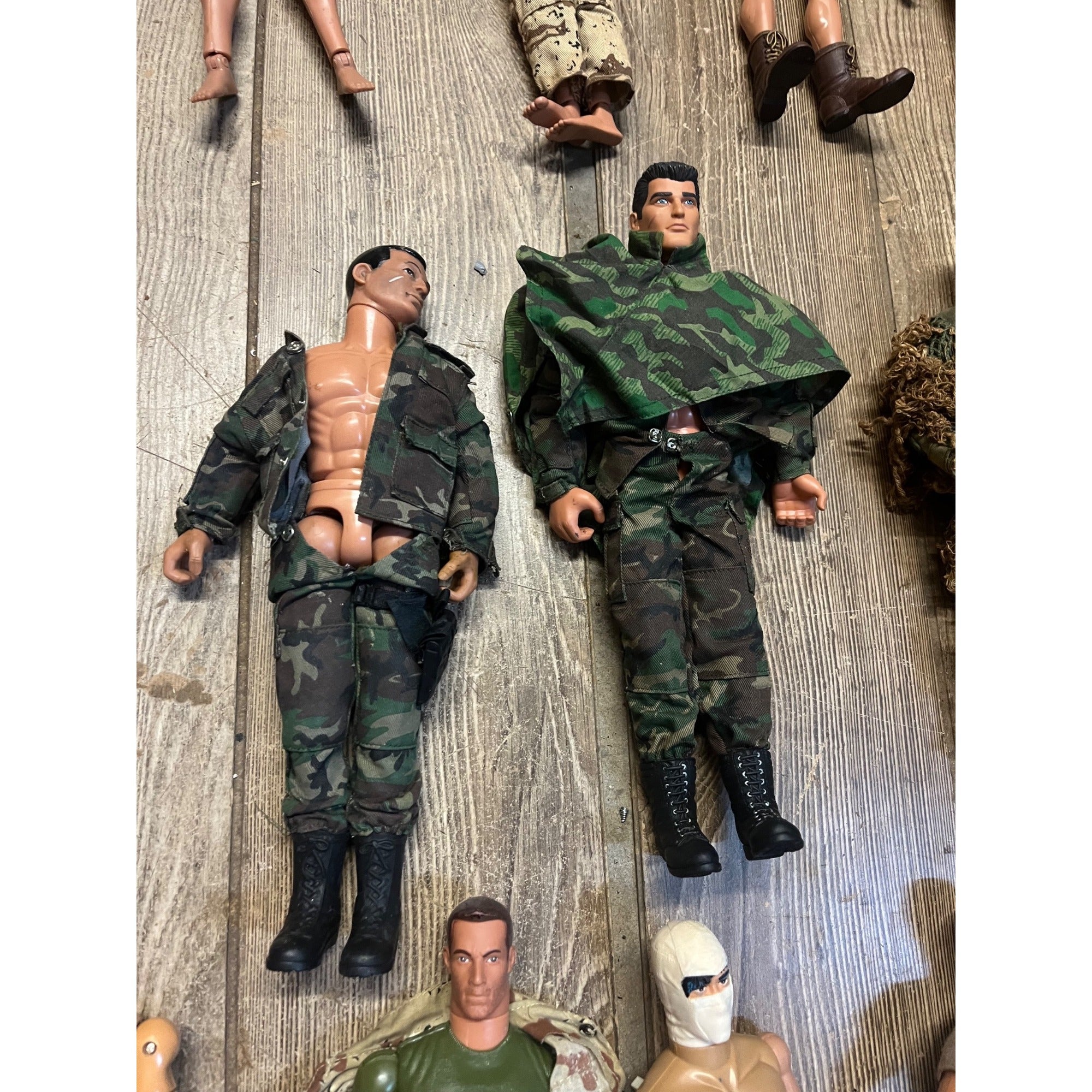 Vintage HUGE LOT (30) G.I. Joe 12" Action Figures Army Military - Used
