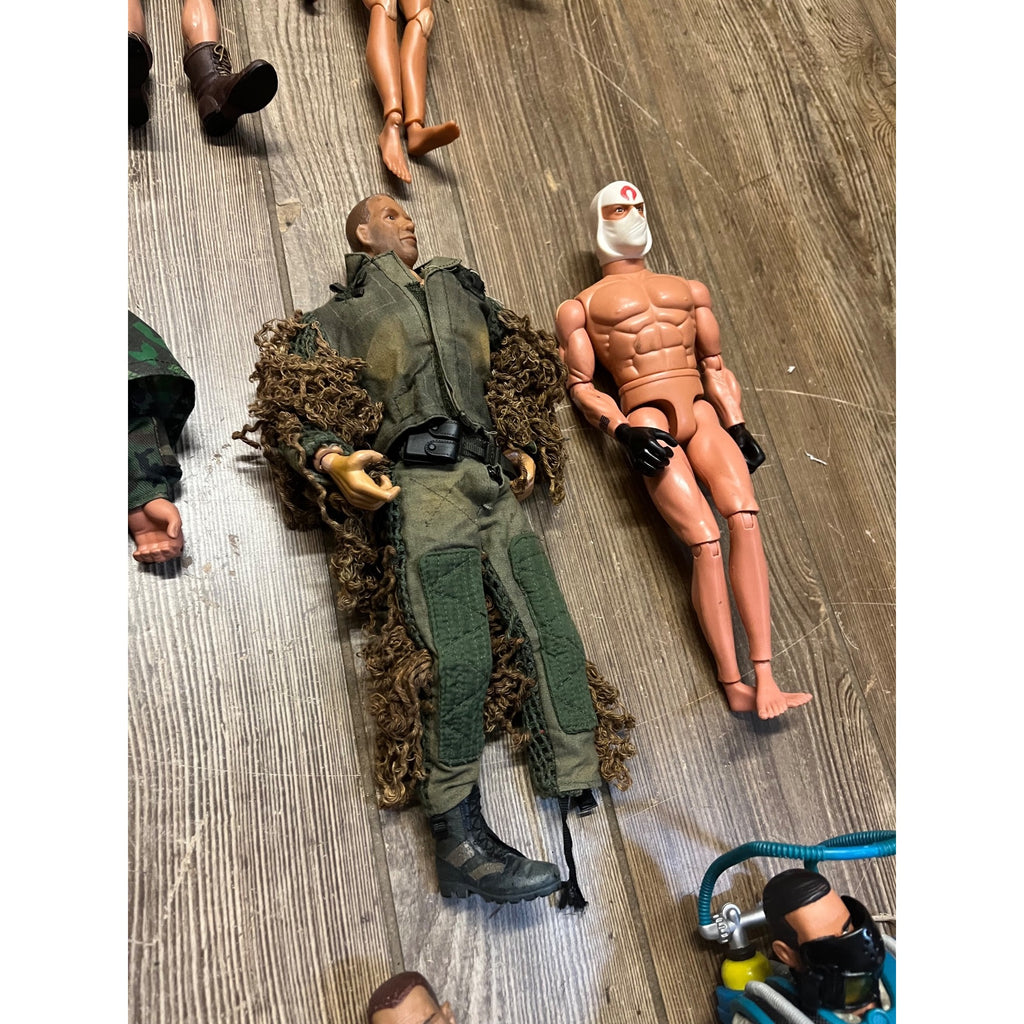Vintage HUGE LOT (30) G.I. Joe 12" Action Figures Army Military - Used
