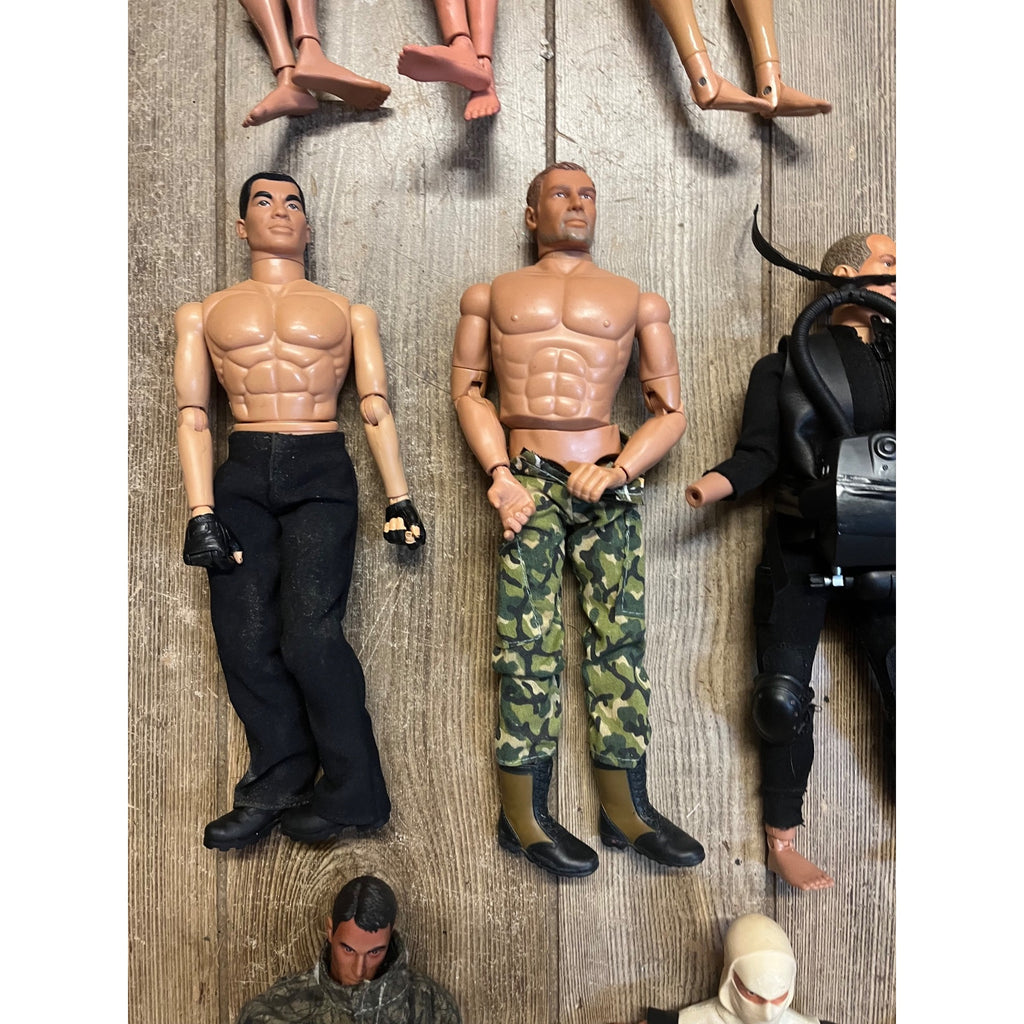 Vintage HUGE LOT (30) G.I. Joe 12" Action Figures Army Military - Used