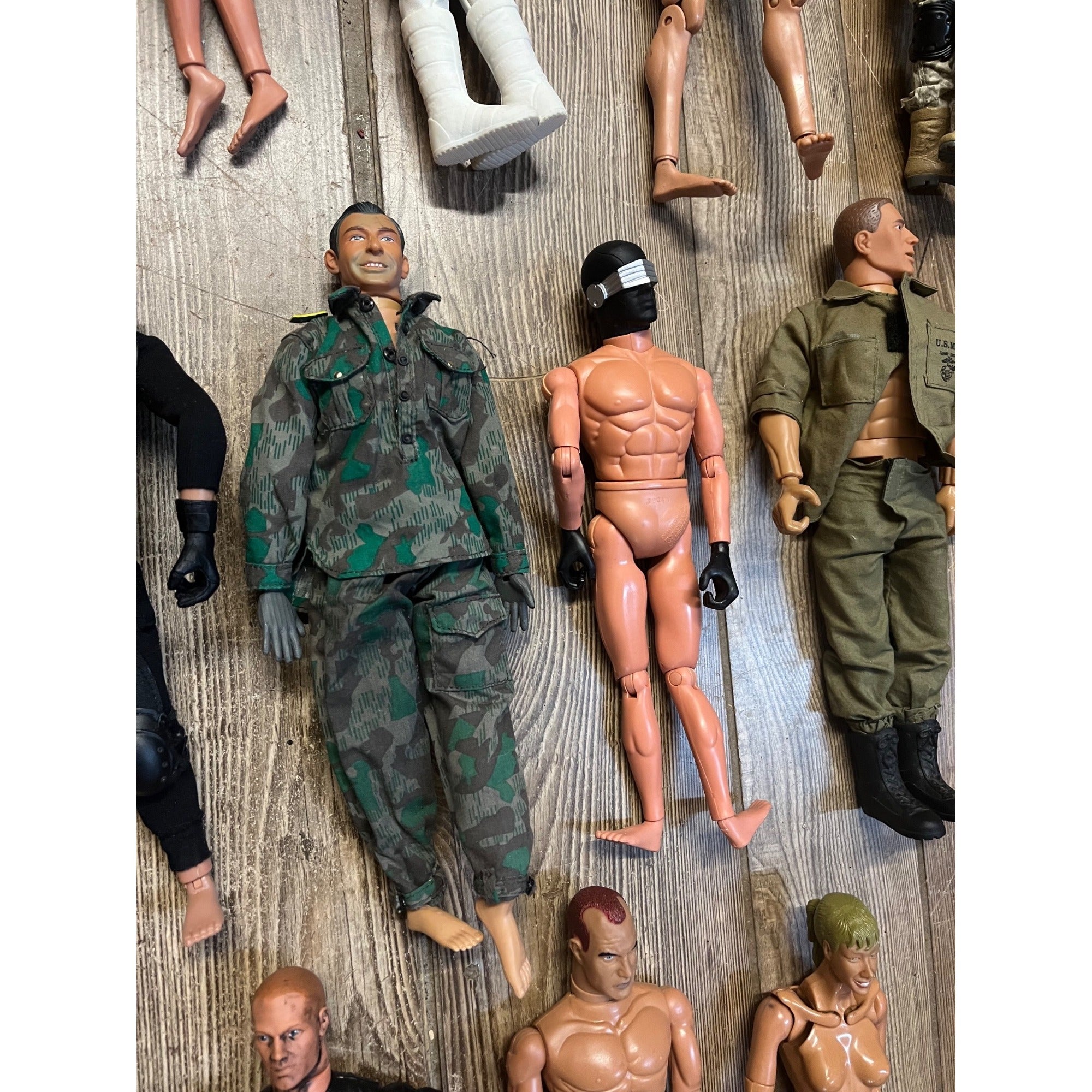 Vintage HUGE LOT (30) G.I. Joe 12" Action Figures Army Military - Used
