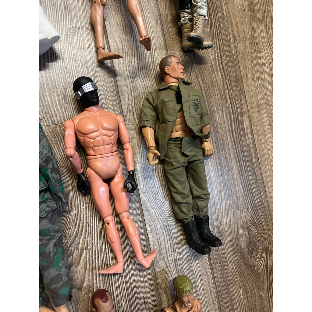 Vintage HUGE LOT (30) G.I. Joe 12" Action Figures Army Military - Used