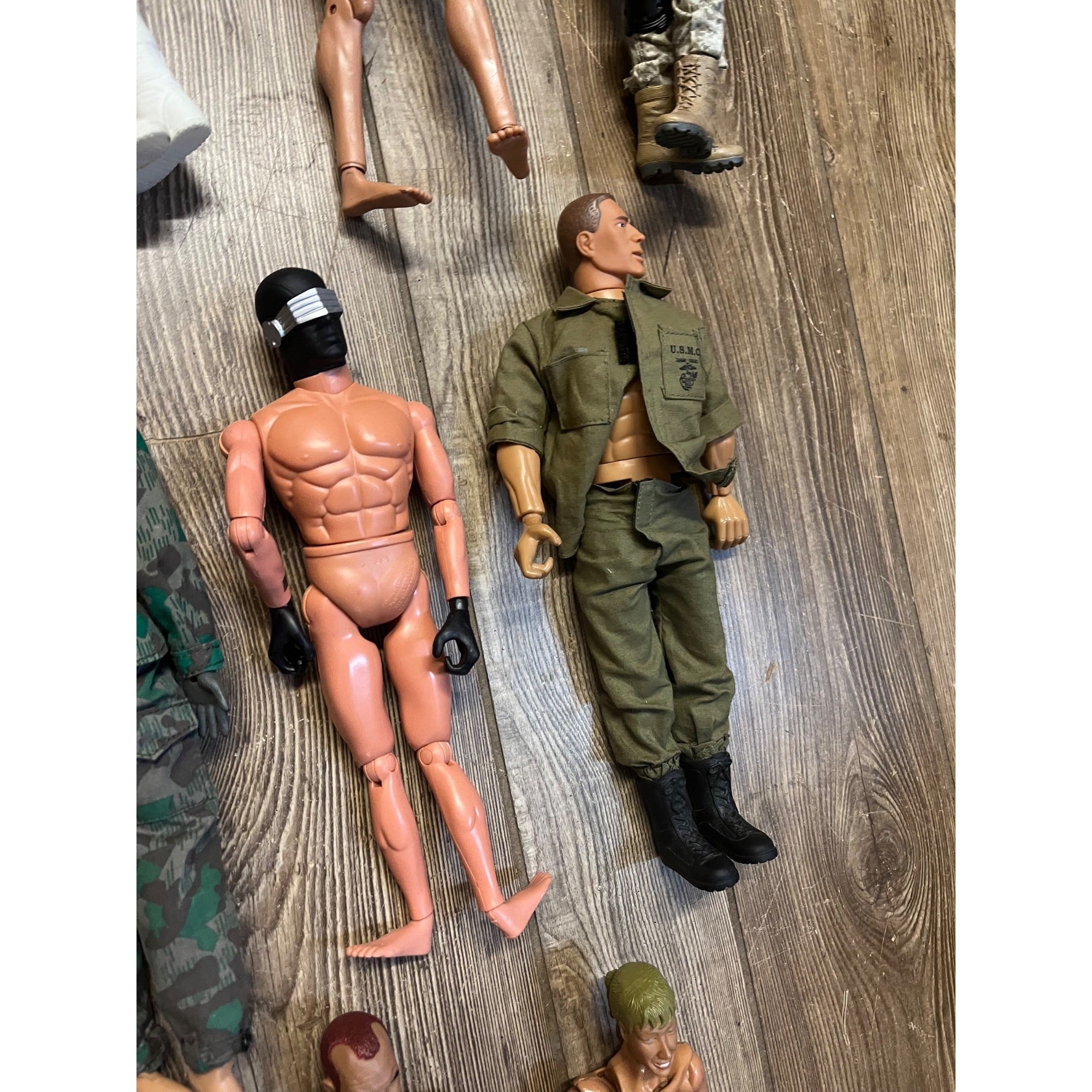 Vintage HUGE LOT (30) G.I. Joe 12" Action Figures Army Military - Used