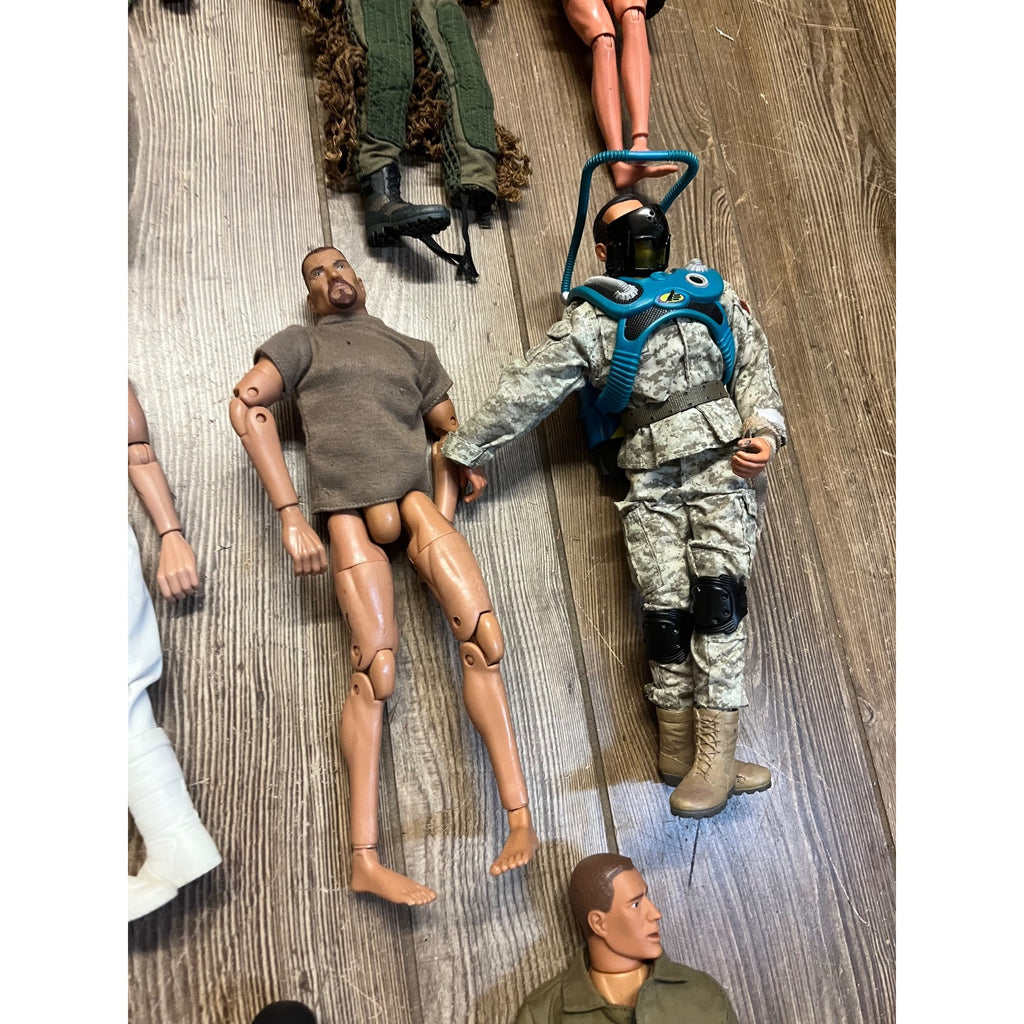 Vintage HUGE LOT (30) G.I. Joe 12" Action Figures Army Military - Used