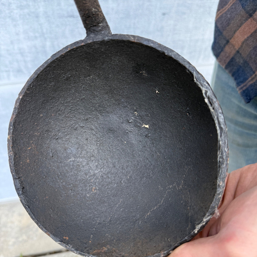 Antique Large Smelting Pot Ladle Blacksmith Tool 27"