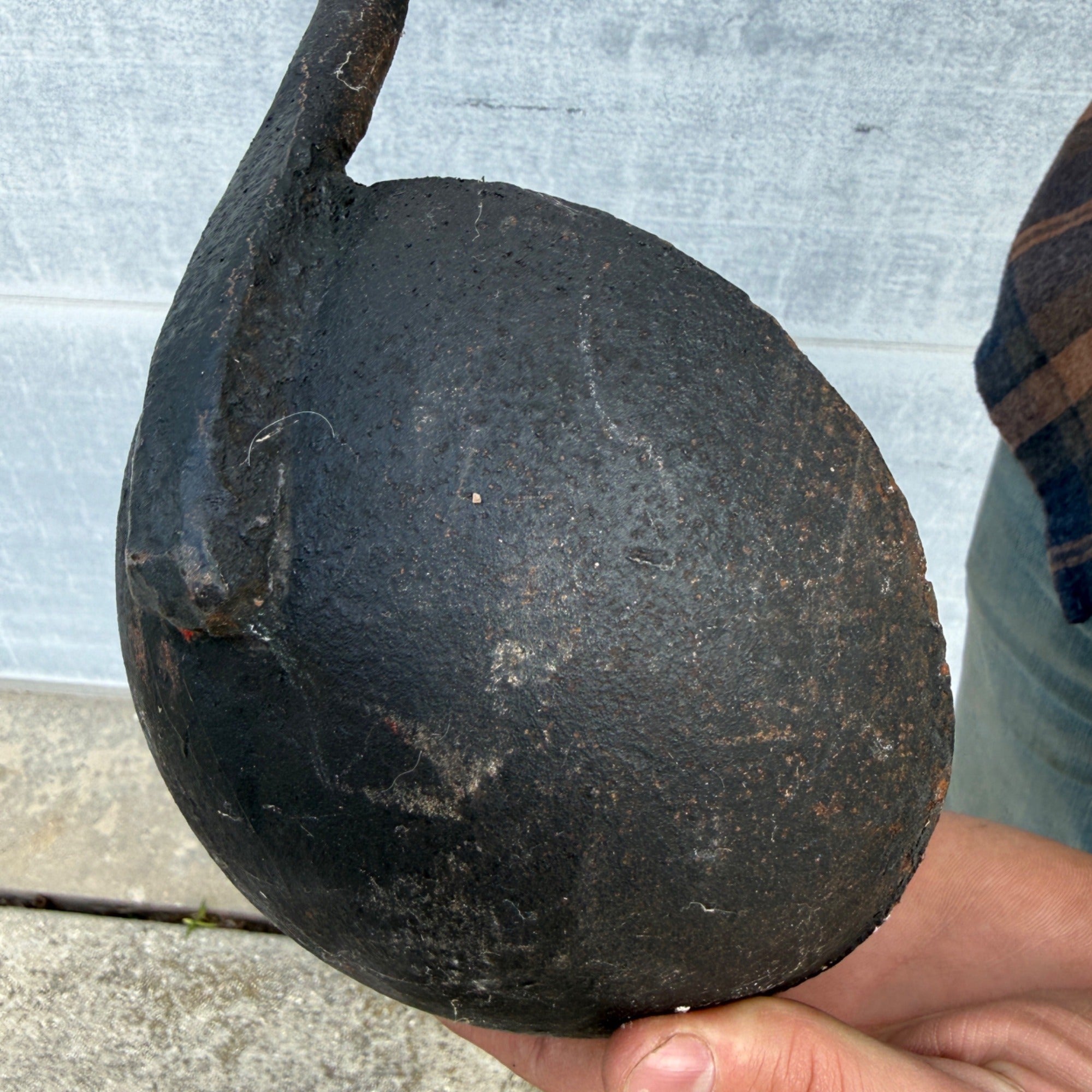 Antique Large Smelting Pot Ladle Blacksmith Tool 27"