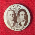 Vintage Early 1900s Knights of the Maccabees Wisconsin Fraternal Political Pin Button Pinback