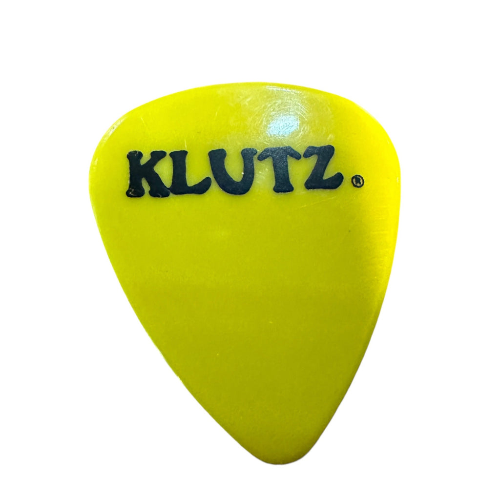 Vintage 1970s Circa Klutz Band? Yellow Advertising Guitar Pick