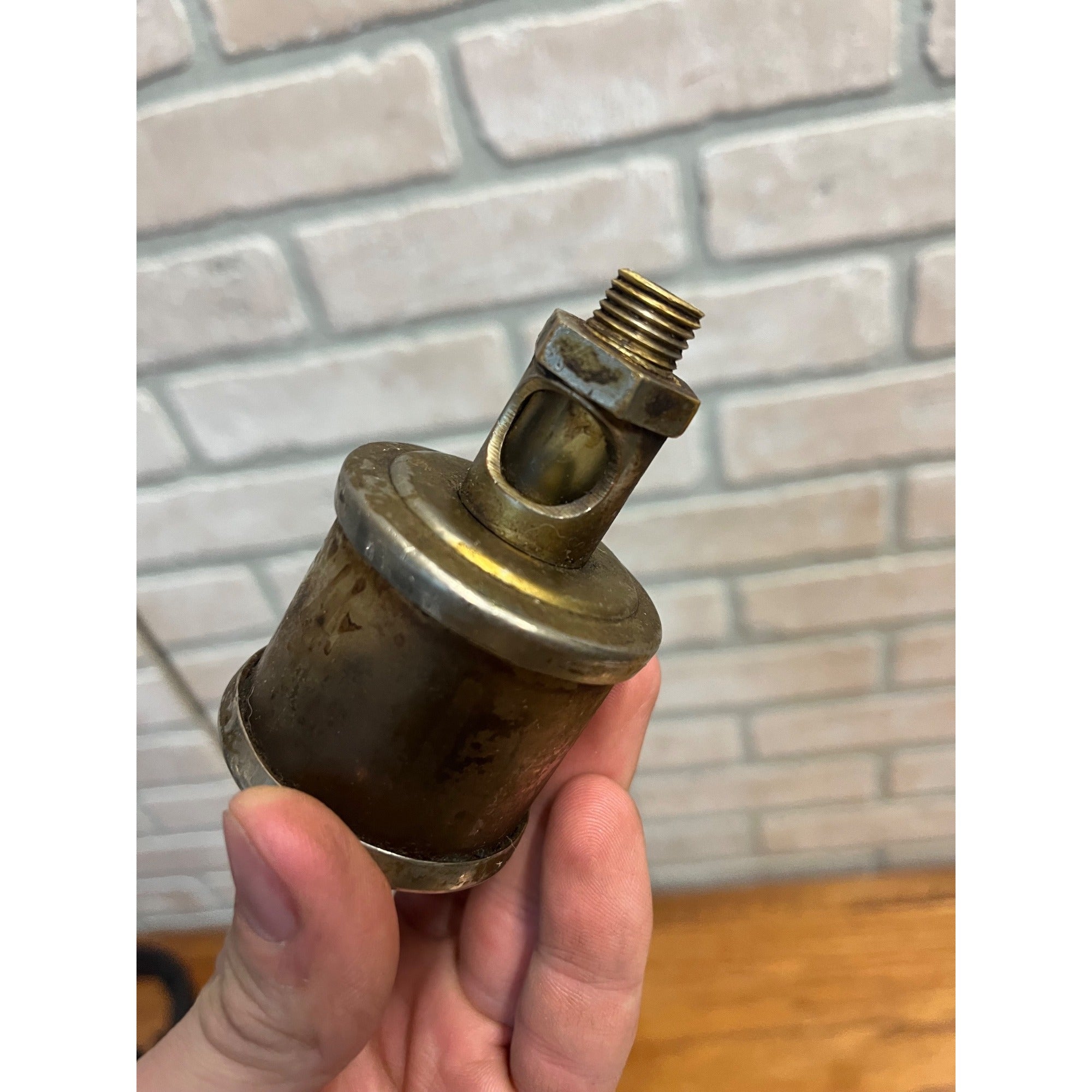 Vintage Lonergan's Phila Glass Drip Oiler 4 1/2"