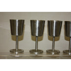 Vintage 1960s Old Hall Stainless Wine Goblets Cups MCM Robert Welch Set of (24)