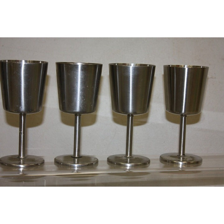 Vintage 1960s Old Hall Stainless Wine Goblets Cups MCM Robert Welch Set of (24)