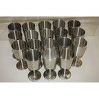 Vintage 1960s Old Hall Stainless Wine Goblets Cups MCM Robert Welch Set of (24)