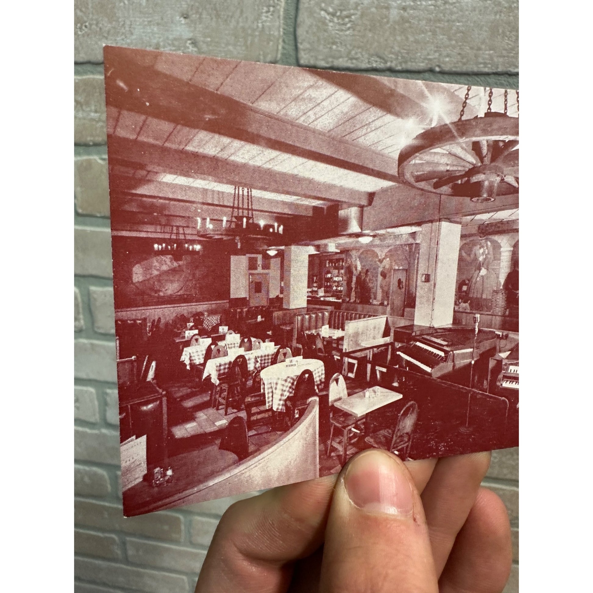 Washington DC Restaurant 823 Interior c1930s-40s Postcard
