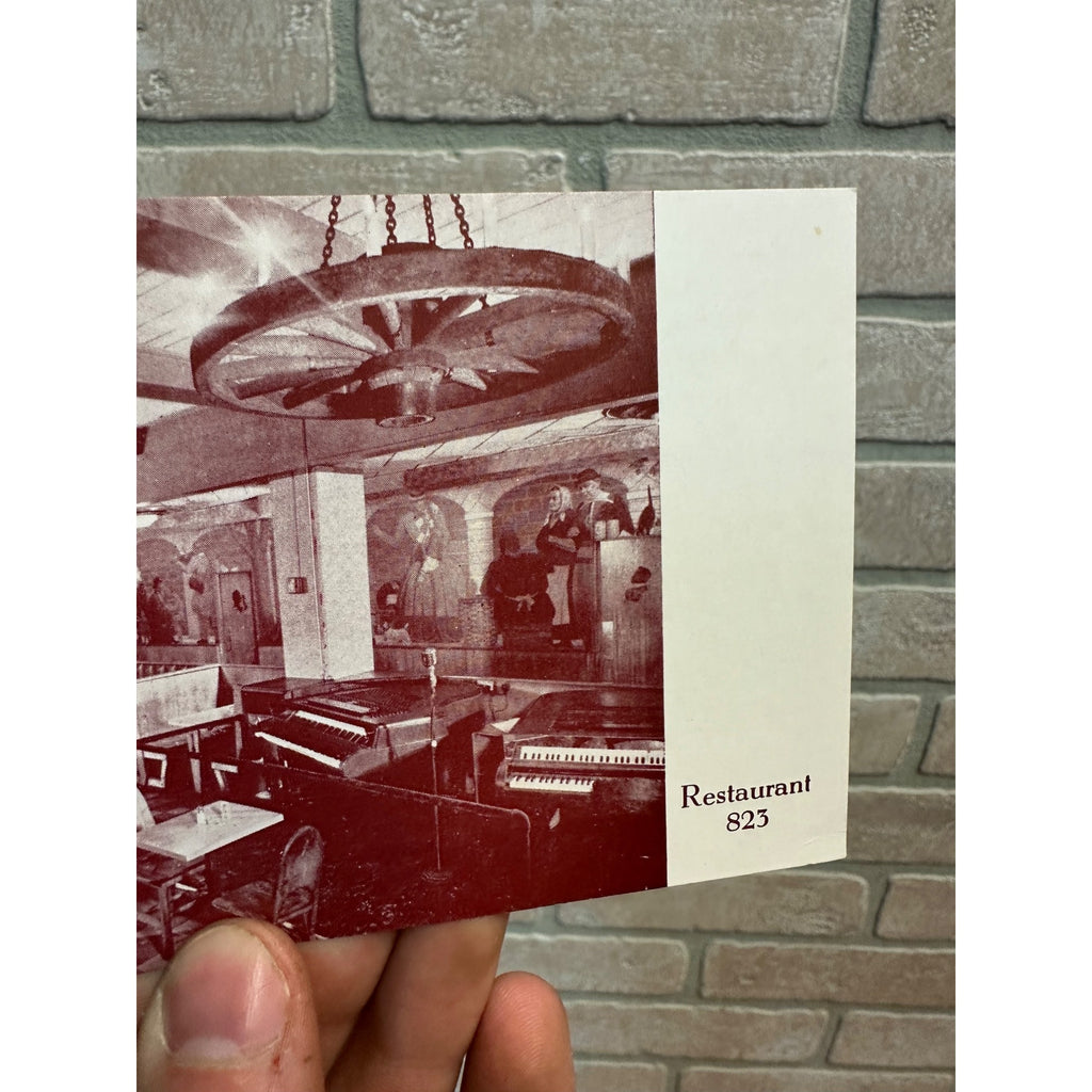 Washington DC Restaurant 823 Interior c1930s-40s Postcard